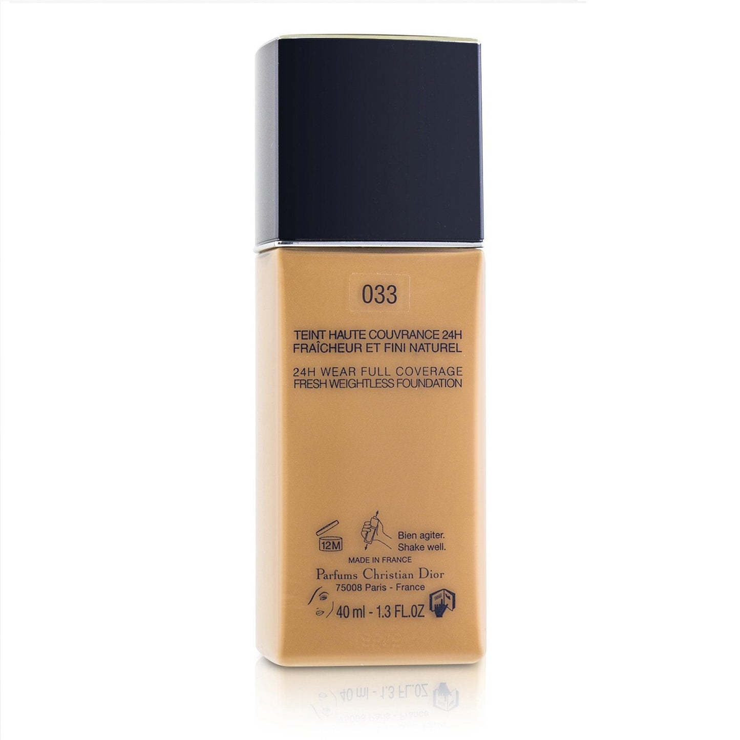 Christian Dior Diorskin Forever Undercover 24H Wear Full Coverage Water Based Foundation - # 022 Cameo  40ml/1.3oz