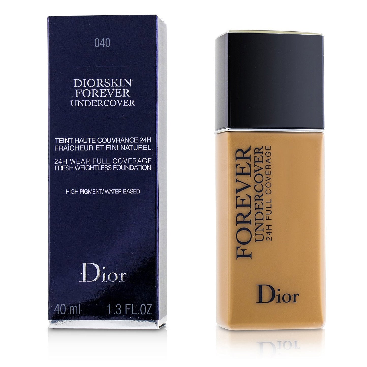 Christian Dior Diorskin Forever Undercover 24H Wear Full Coverage Water Based Foundation - # 022 Cameo  40ml/1.3oz