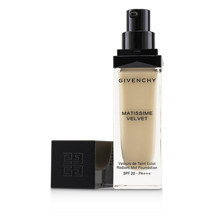 Givenchy Matissime Velvet Radiant Mat Fluid Foundation SPF 20 - #01 Mat Porcelain (Box Slightly Damaged)  30ml/1oz