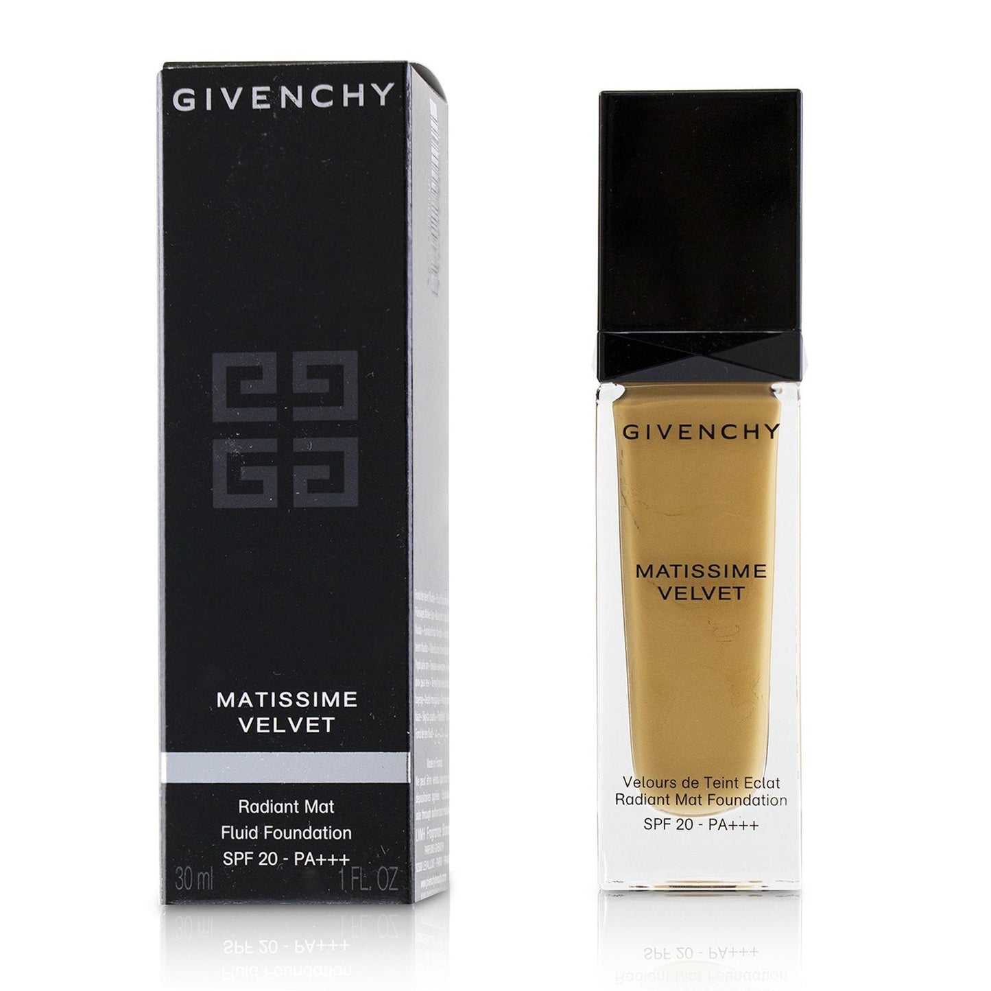 Givenchy Matissime Velvet Radiant Mat Fluid Foundation SPF 20 - #01 Mat Porcelain (Box Slightly Damaged)  30ml/1oz