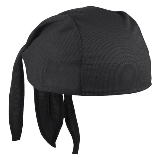 Headsweats Coolmax Classic  One Size Unisex Black Bandana