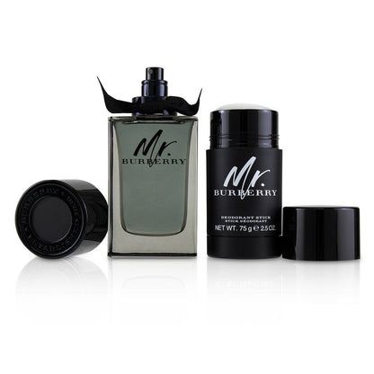 Burberry Mr. Burberry Coffret: Eau De Toilette Spray 100ml/3.3oz + Deodorant Stick 75g/2.5oz  2pcs