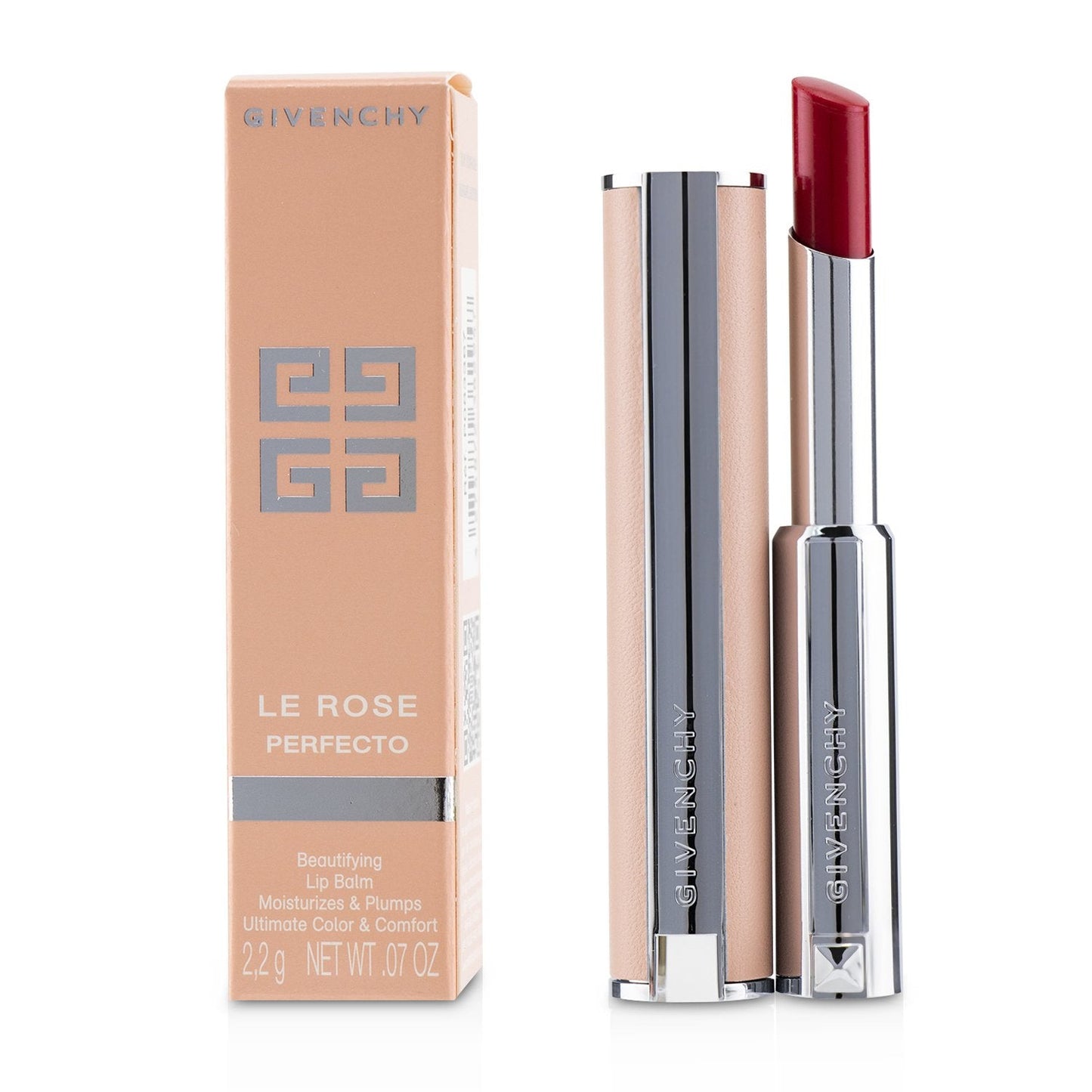 Givenchy Le Rose Perfecto Beautifying Lip Balm - # 202 Fearless Pink  2.2g/0.07oz