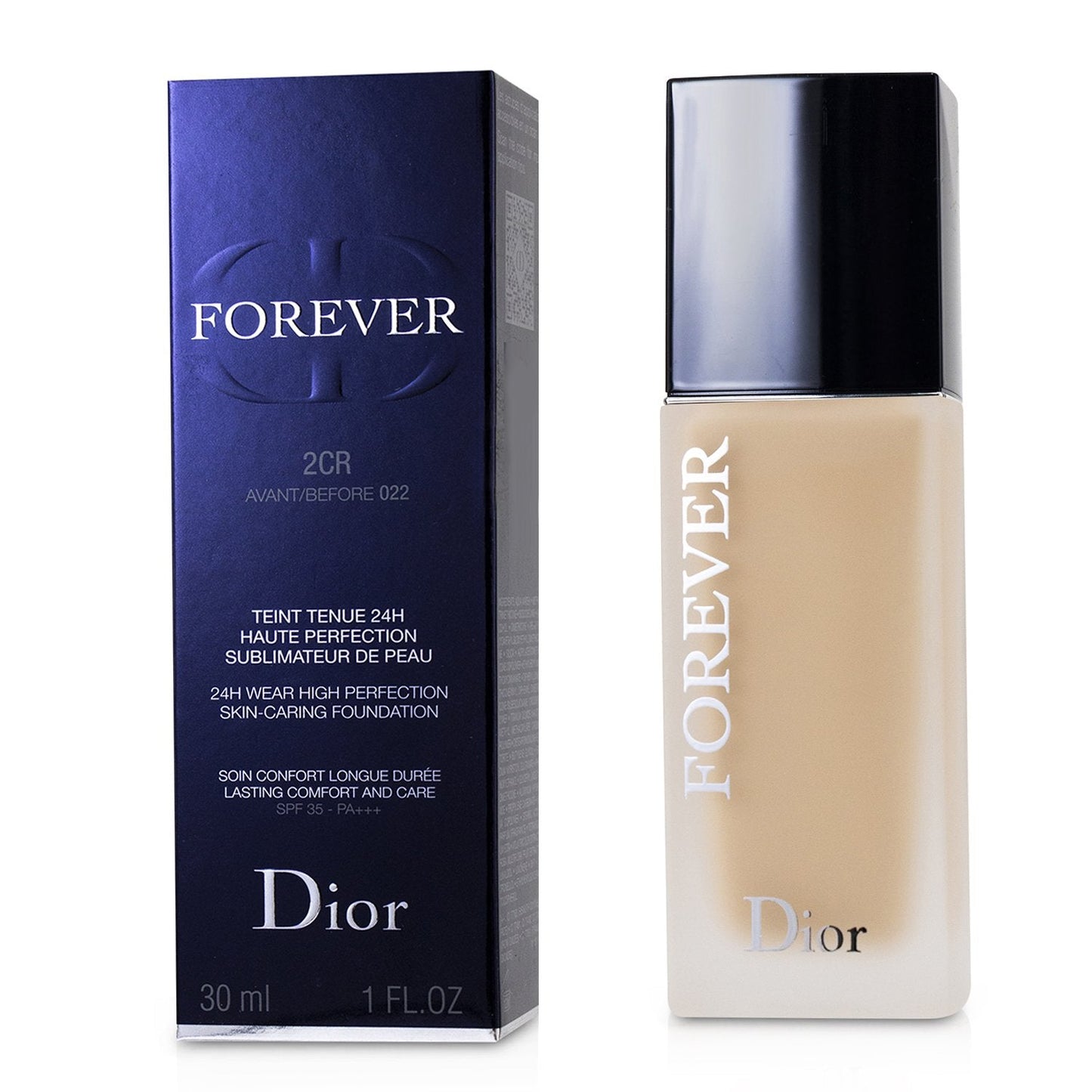 Christian Dior Dior Forever 24H Wear High Perfection Foundation SPF 35 - # 1W (Warm)  30ml/1oz