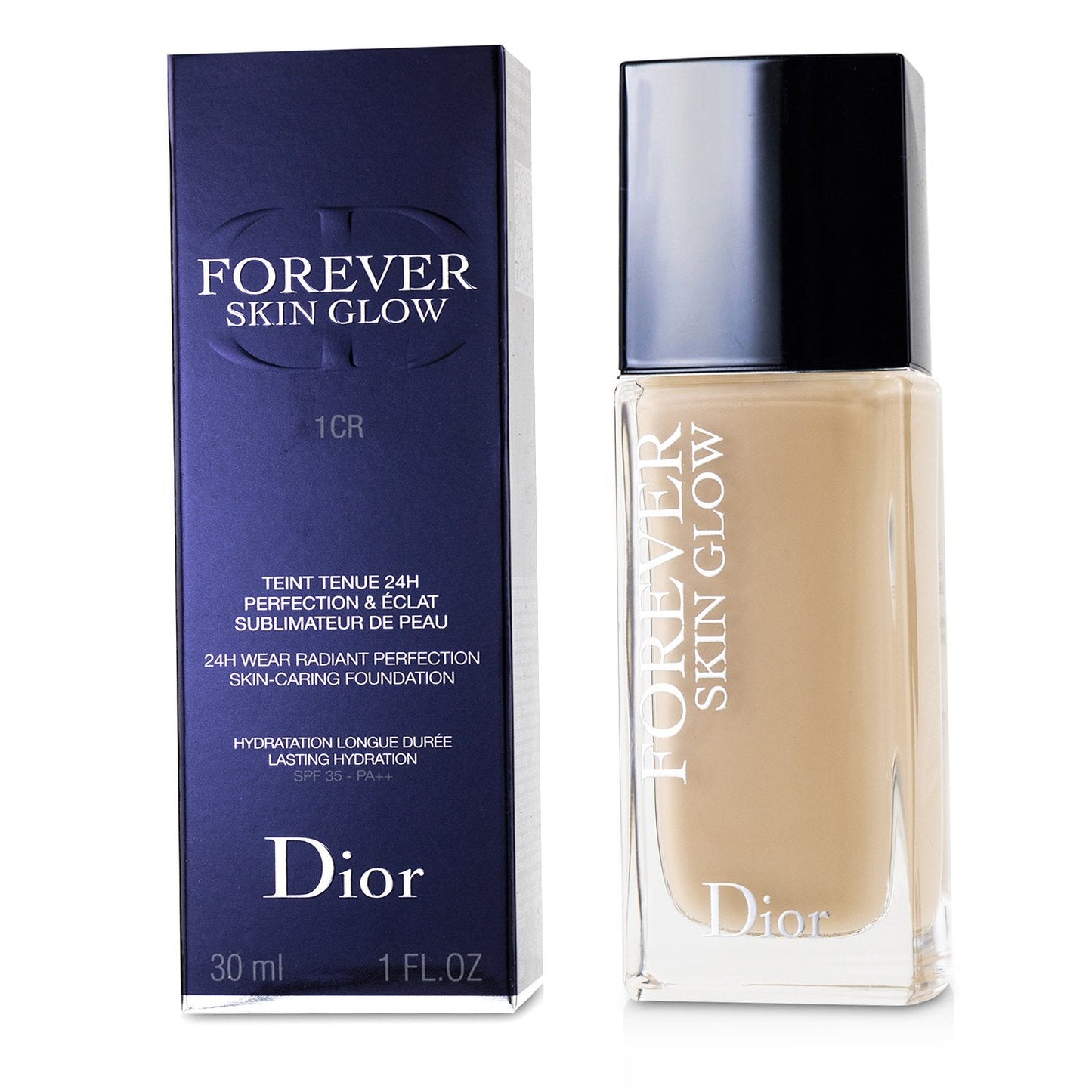 Christian Dior Dior Forever Skin Glow 24H Wear Radiant Perfection Foundation SPF 35 - # 0N (Neutral)  30ml/1oz