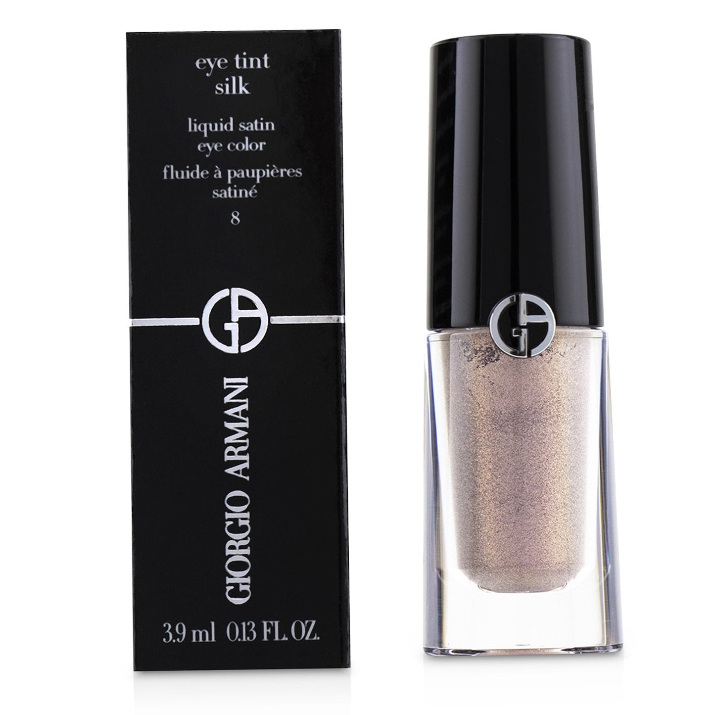 Giorgio Armani Eye Tint Liquid Eye Color - # 11 Rose Ashes (Silk-Satin)  3.9ml/0.13oz
