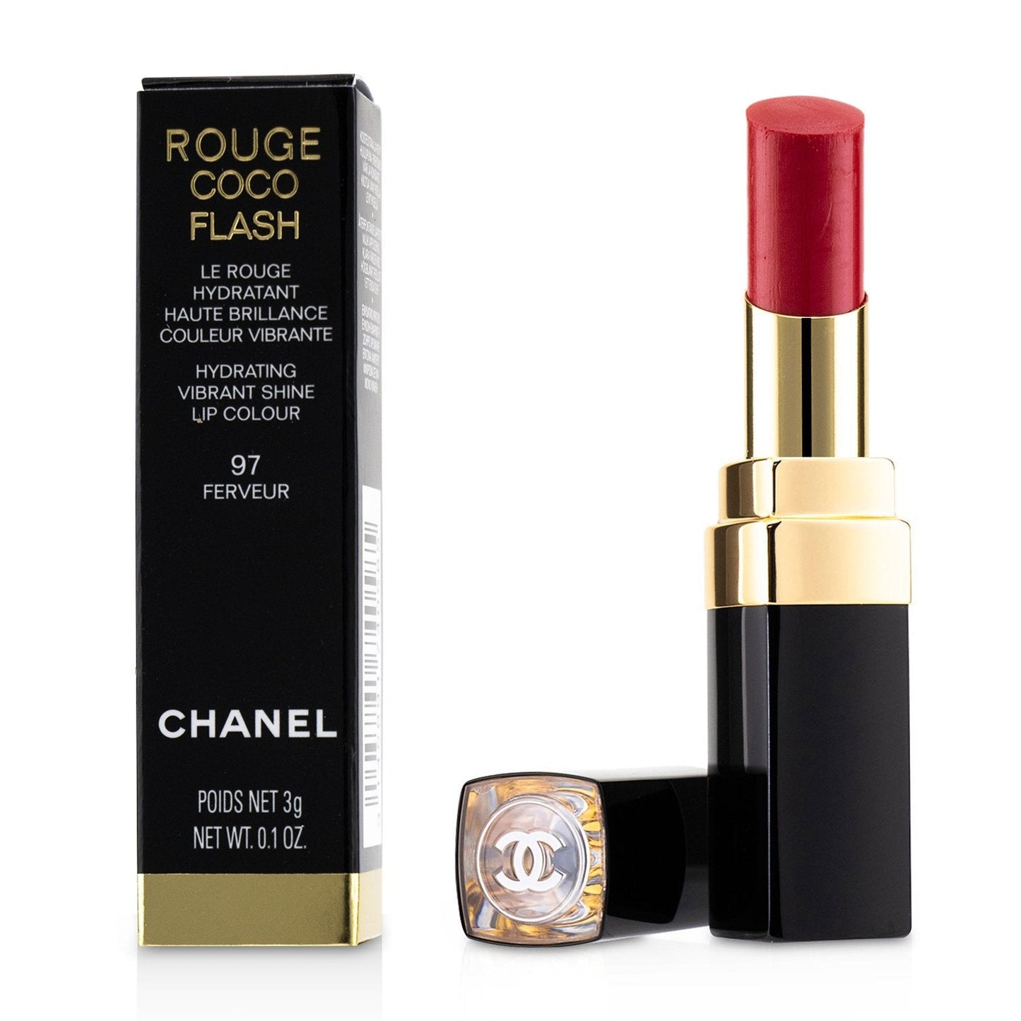 Chanel Rouge Coco Flash Hydrating Vibrant Shine Lip Colour - # 91 Boheme  3g/0.1oz