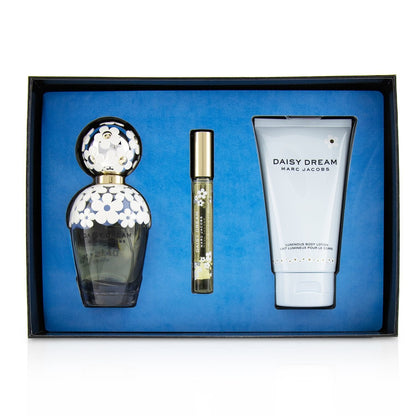 Marc Jacobs Daisy Dream Coffret: Eau De Toilette Spray 100ml/3.4oz + Luminous Body Lotion 150ml/5oz + Eau De Toilette Rollerball 10ml/0.33oz  3pcs