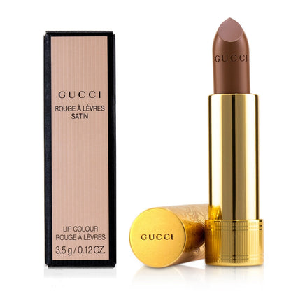 Gucci Rouge A Levres Satin Lip Colour - # 504 Myra Crimson  3.5g/0.12oz
