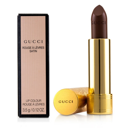 Gucci Rouge A Levres Satin Lip Colour - # 504 Myra Crimson  3.5g/0.12oz