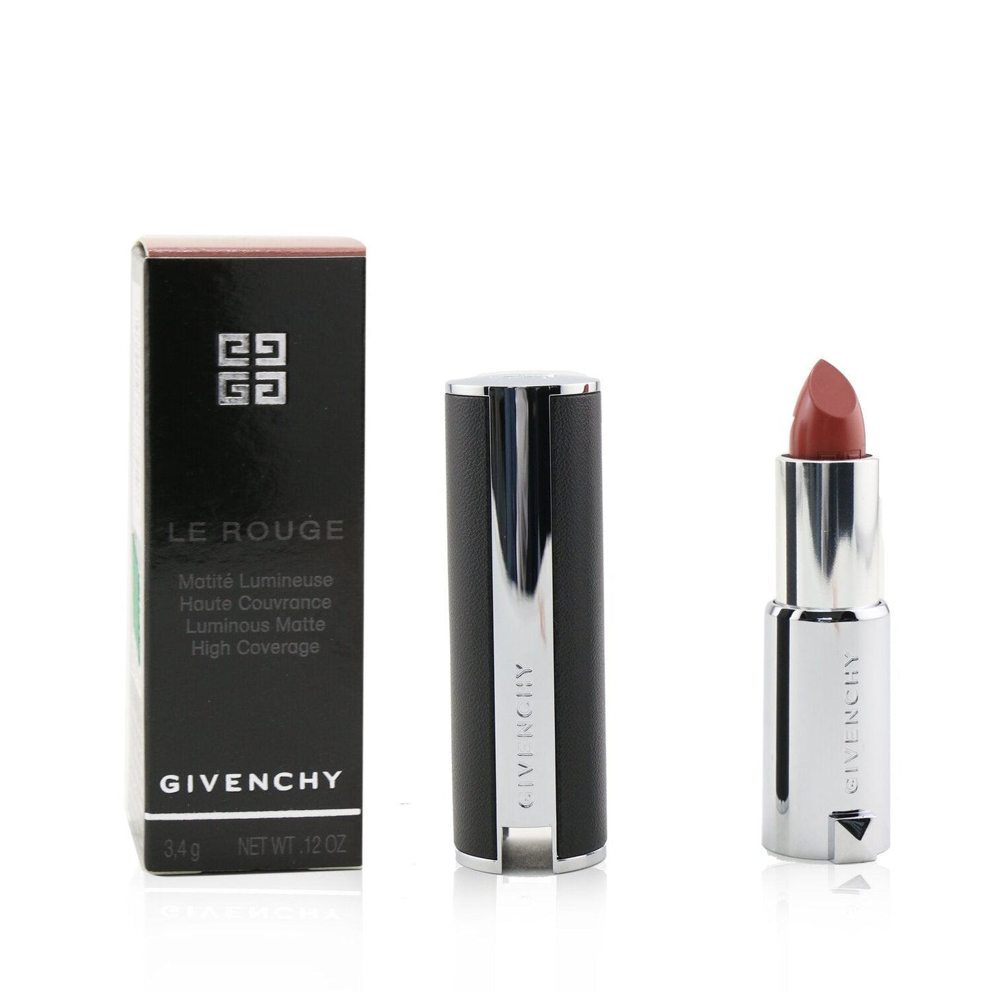 Givenchy Le Rouge Luminous Matte High Coverage Lipstick - # 202 Rose Dressing  3.4g/0.12oz