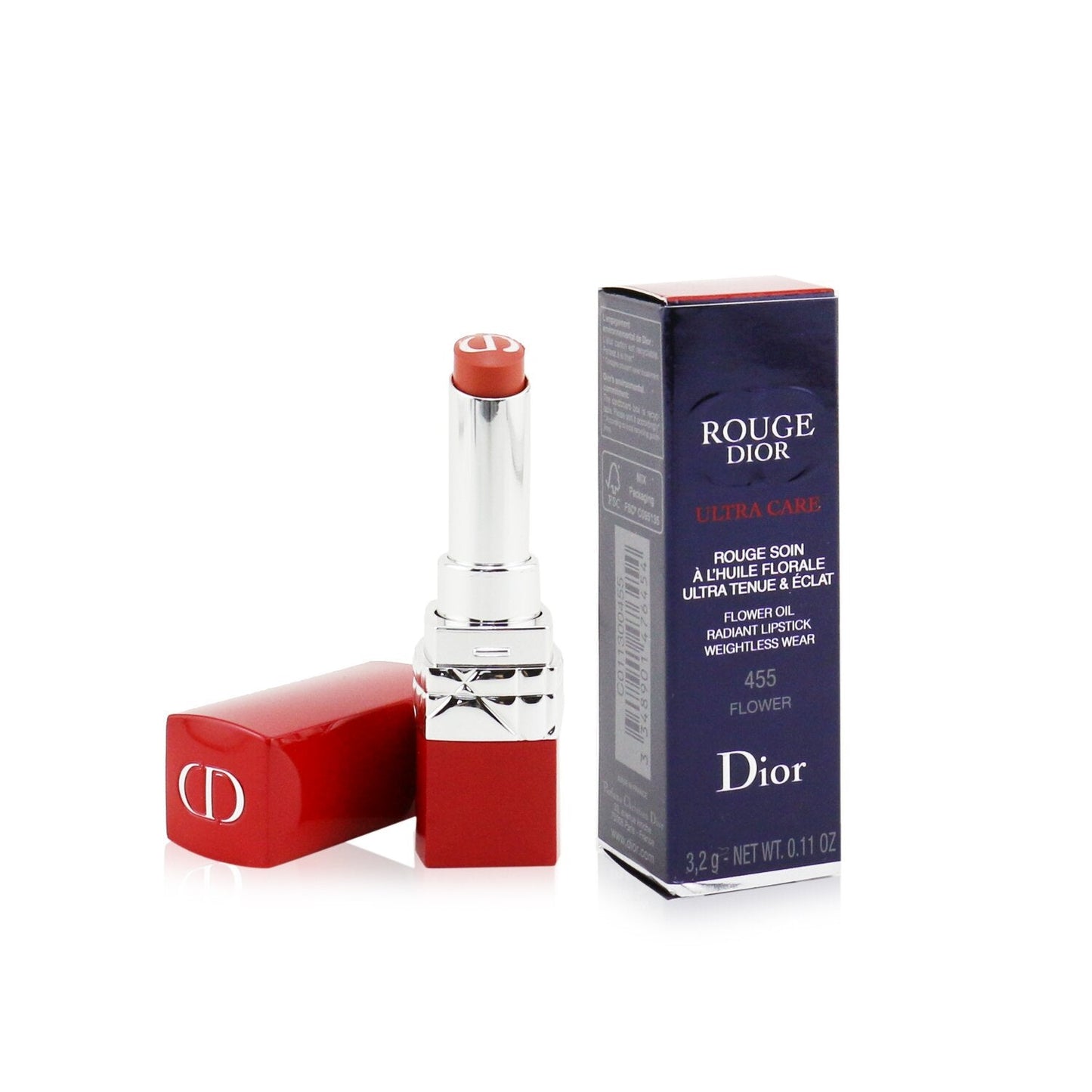 Christian Dior Rouge Dior Ultra Care Radiant Lipstick - # 168 Petal  3.2g/0.11oz
