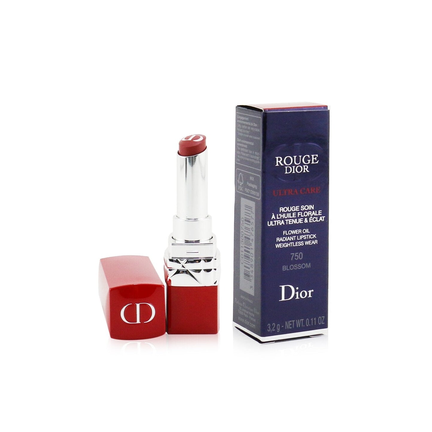 Christian Dior Rouge Dior Ultra Care Radiant Lipstick - # 168 Petal  3.2g/0.11oz