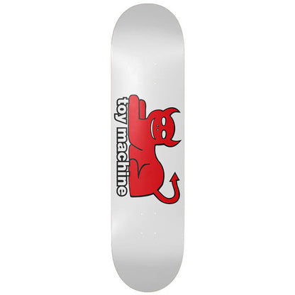 Toy Machine Skateboard Deck Devil Cat White 8.25" x 31.75"