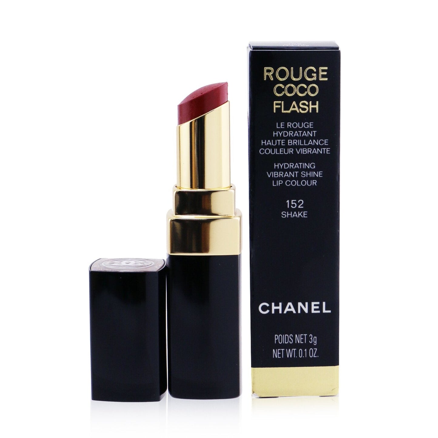 Chanel Rouge Coco Flash Hydrating Vibrant Shine Lip Colour - # 124 Vibrant  3g/0.1oz