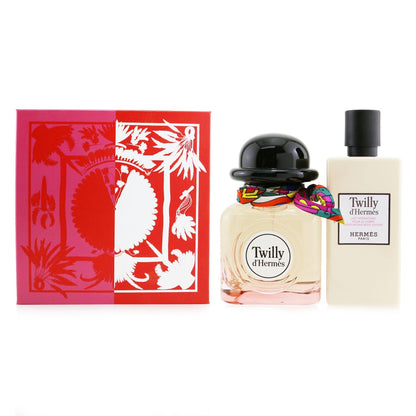 Hermes Twilly D'Hermes Coffret: Eau De Parfum Spray 85ml/2.87oz + Moisturizing Body Lotion 80ml/2.7oz  2pcs