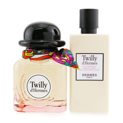 Hermes Twilly D'Hermes Coffret: Eau De Parfum Spray 85ml/2.87oz + Moisturizing Body Lotion 80ml/2.7oz  2pcs