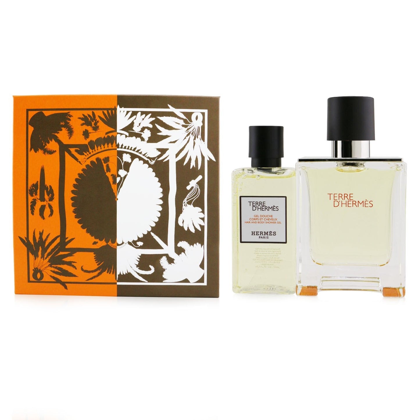 Hermes Terre D'Hermes Coffret: Eau De Toilette Spray 50ml/1.6oz + Hair And Body Shower Gel 40ml/1.35oz  2pcs