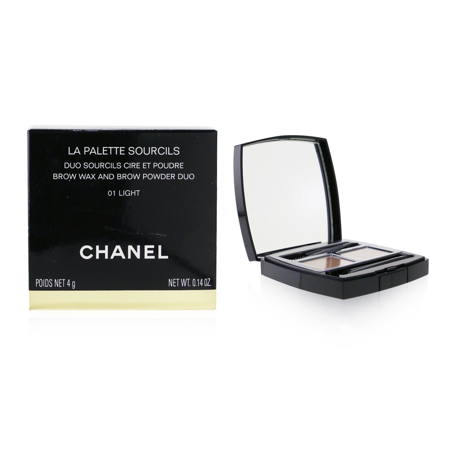 Chanel La Palette Sourcils Brow Wax & Brow Powder Duo - # 02 Medium  4g/0.14oz