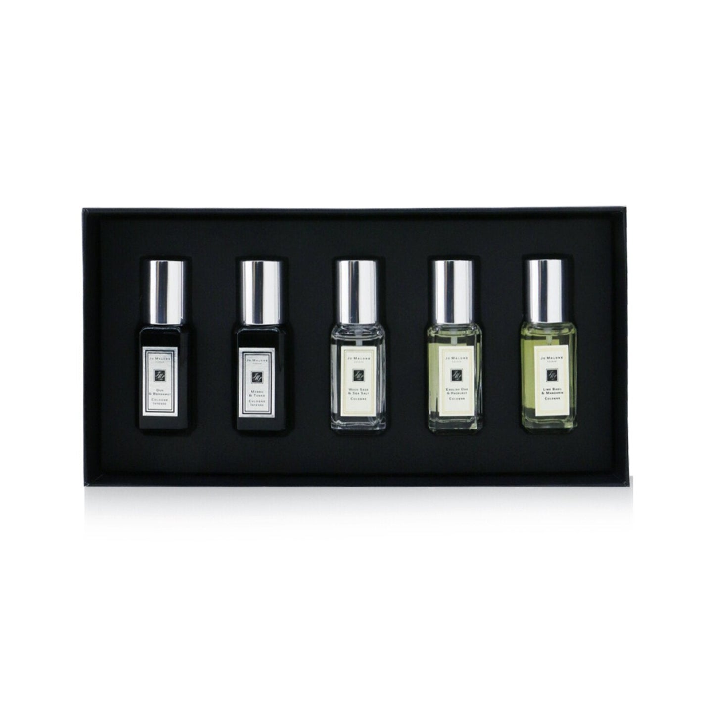 Jo Malone Men's Cologne Collection: Lime Basil & Mandarin, English Oak & Hazelnut, Wood Sage & Sea Salt, Myrrh & Tonka, Oud & Bergamot  5x9ml/0.3oz
