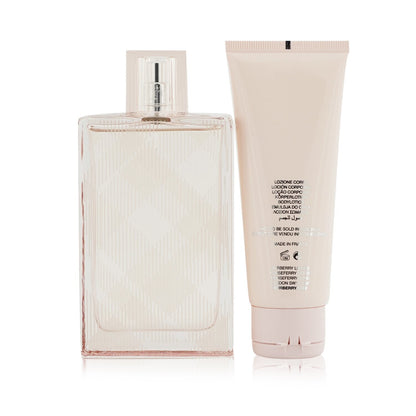 Burberry Brit Sheer Coffret: Eau De Toilette Spray 100ml/3.3oz + Body Lotion 75ml/2.5oz  2pcs
