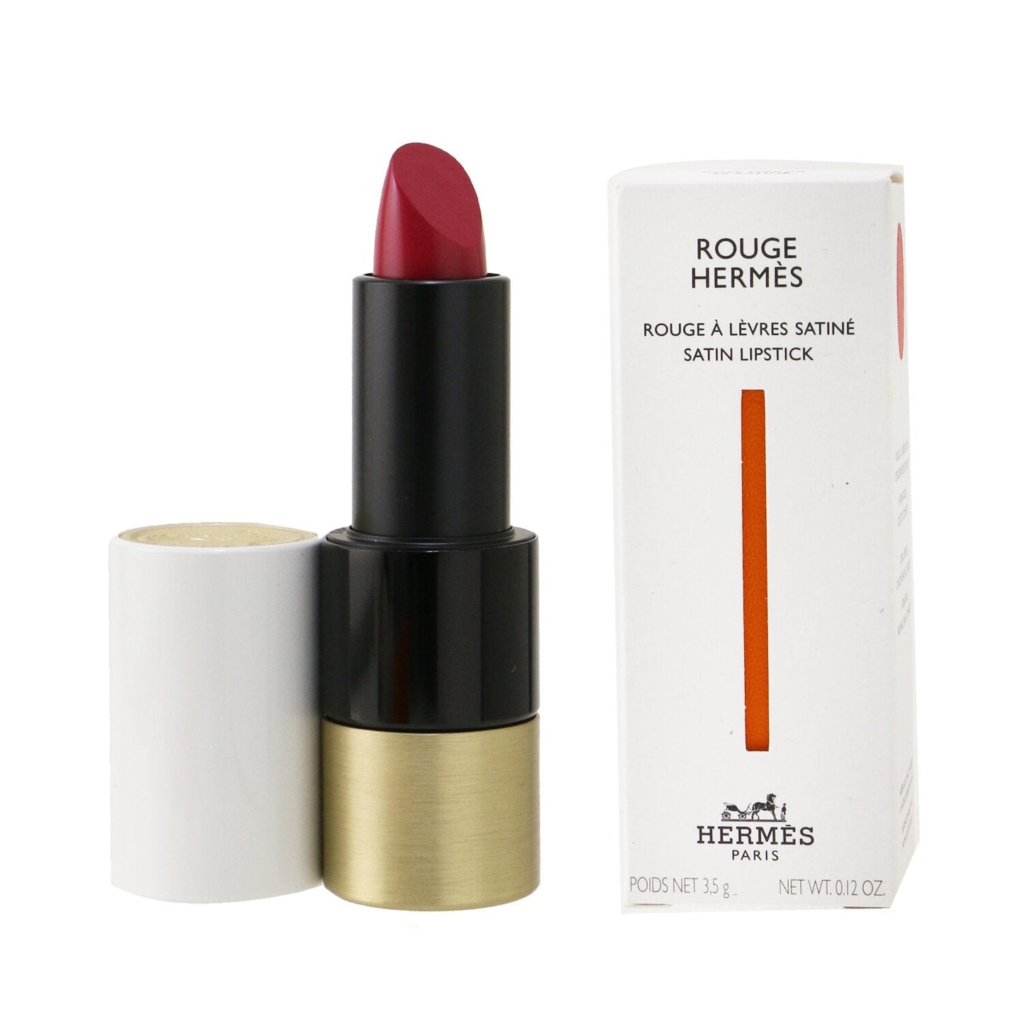 Hermes Rouge Hermes Satin Lipstick - # 50 Rose Zinzolin (Satine)  3.5g/0.12oz
