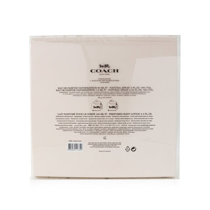 Coach Coach Coffret: Eau de Parfum Spray 90ml/3oz + Body Lotion 100ml/3.3oz + Eau de Parfum 7.5ml/2.5oz  3pcs