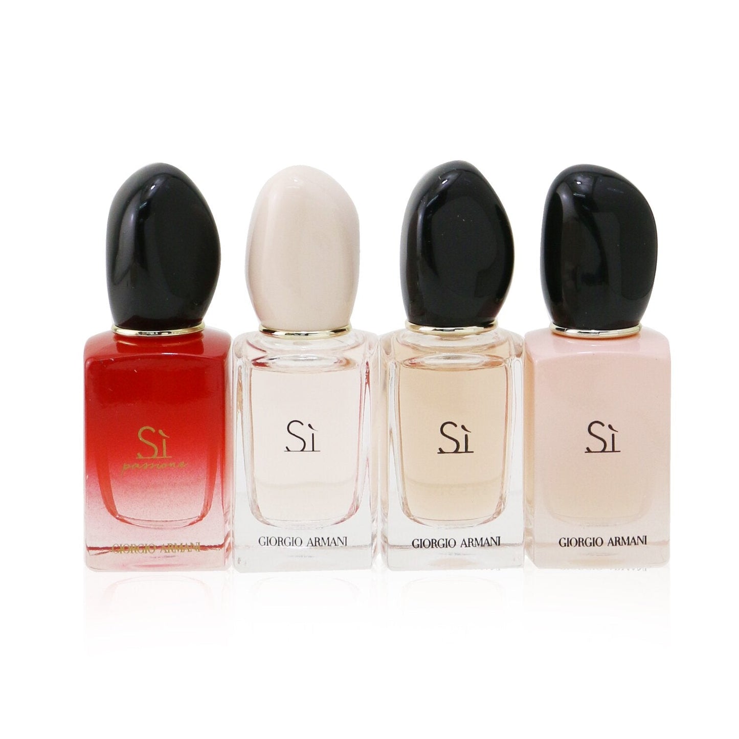 Giorgio Armani Si Miniature Collection: Si Edt 7ml + Si Edp 7ml + Si Fiori EDP 7ml + Si Passione EDP 7ml  4pcs