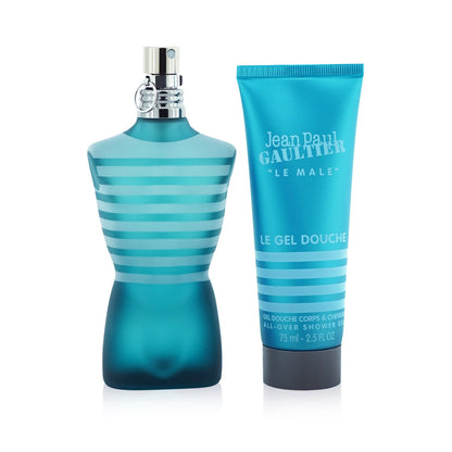Jean Paul Gaultier Le Male Coffret: Eau De Toilette Spray 75ml/7.5oz + All Over Shower Gel 75ml/2.5oz  2pcs