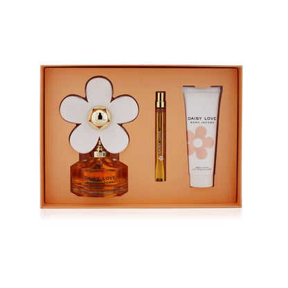 Marc Jacobs Daisy Love Coffret: Eau De Toilette Spray 100ml/3.4oz + Body Lotion 75ml/2.5oz + Eau De Toilette Spray 10ml/0.33oz  3pcs
