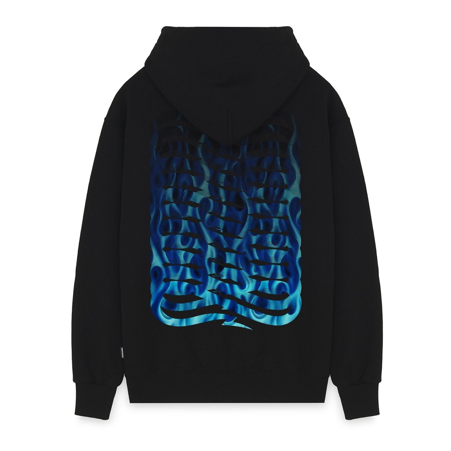 PROPAGANDA Ribs Flame Hoodie art. 25FWPRFE613 col. Black