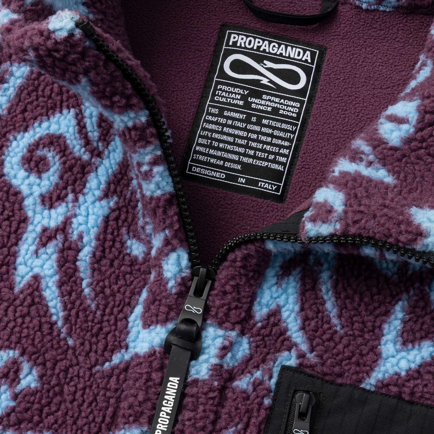 PROPAGANDA Sacred Sherpa Jacket art. 25FWPROU703 col. Purple
