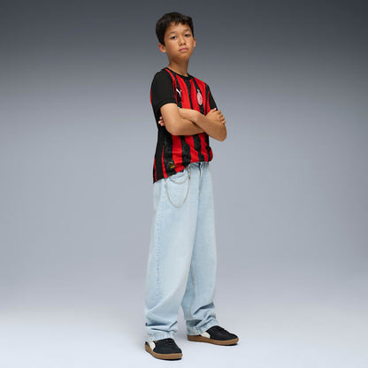 Puma AC Milan '25/'26 Home Replica Big Kids' Soccer Jersey