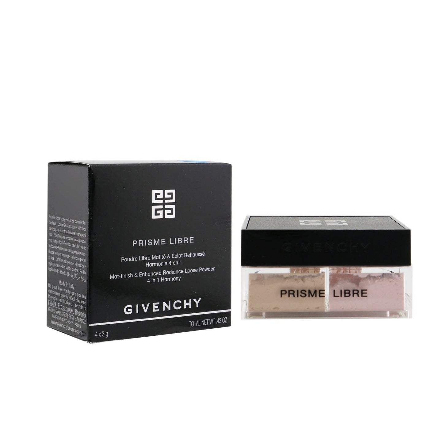 Givenchy Prisme Libre Mat Finish & Enhanced Radiance Loose Powder 4 In 1 Harmony - # 4 Mousseline Acidulee  4x3g/0.105oz
