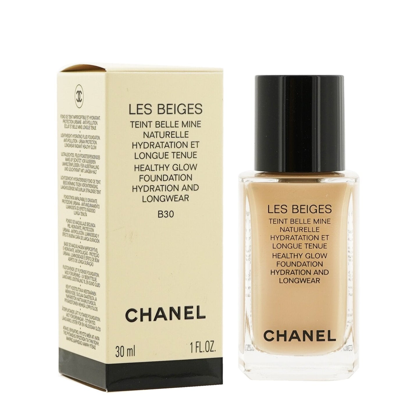 Chanel Les Beiges Teint Belle Mine Naturelle Healthy Glow Hydration And Longwear Foundation - # BD41  30ml/1oz