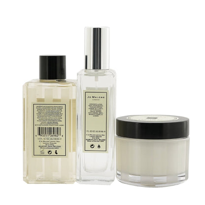 Jo Malone Fragrance Layering Collection: English Pear & Freesia Cologne Spray 30ml + Blackberry & Bay Body Cream 50ml + Wood Sage & Sea Salt Body Wash 100ml  3pcs