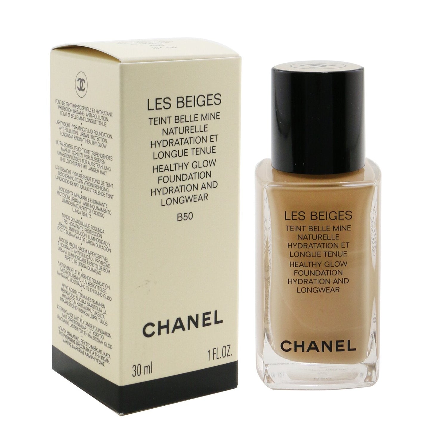 Chanel Les Beiges Teint Belle Mine Naturelle Healthy Glow Hydration And Longwear Foundation - # BR32  30ml/1oz
