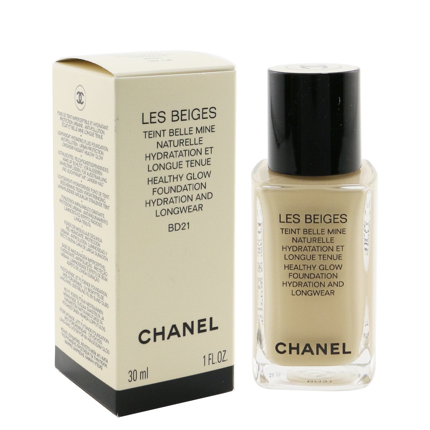 Chanel Les Beiges Teint Belle Mine Naturelle Healthy Glow Hydration And Longwear Foundation - # BD31  30ml/1oz