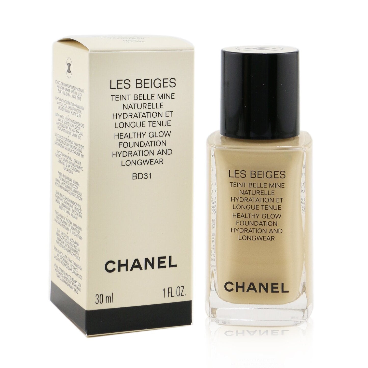 Chanel Les Beiges Teint Belle Mine Naturelle Healthy Glow Hydration And Longwear Foundation - # BR32  30ml/1oz