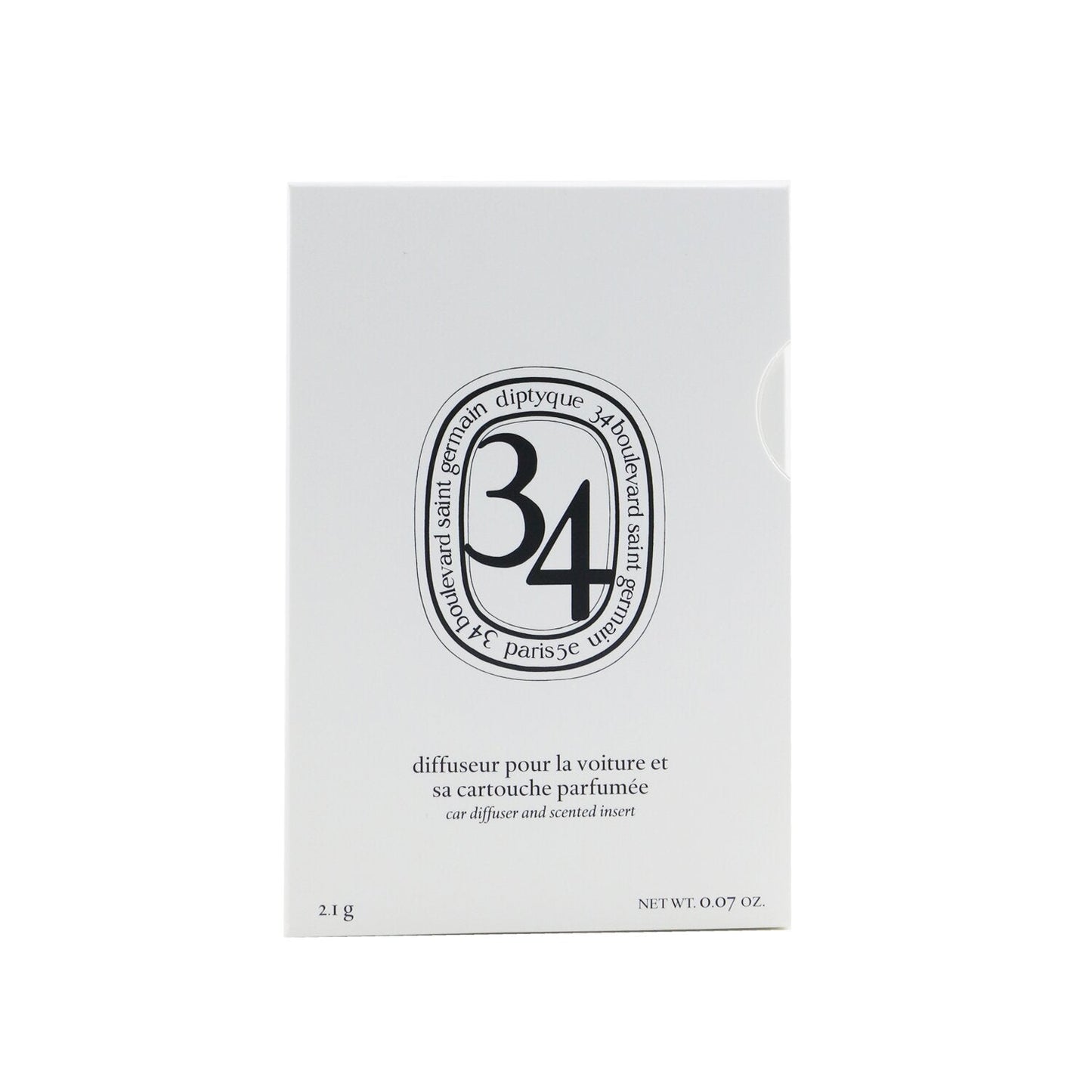 Diptyque Car Diffuser - 34 Boulevard Saint Germain  2.1g/0.07oz