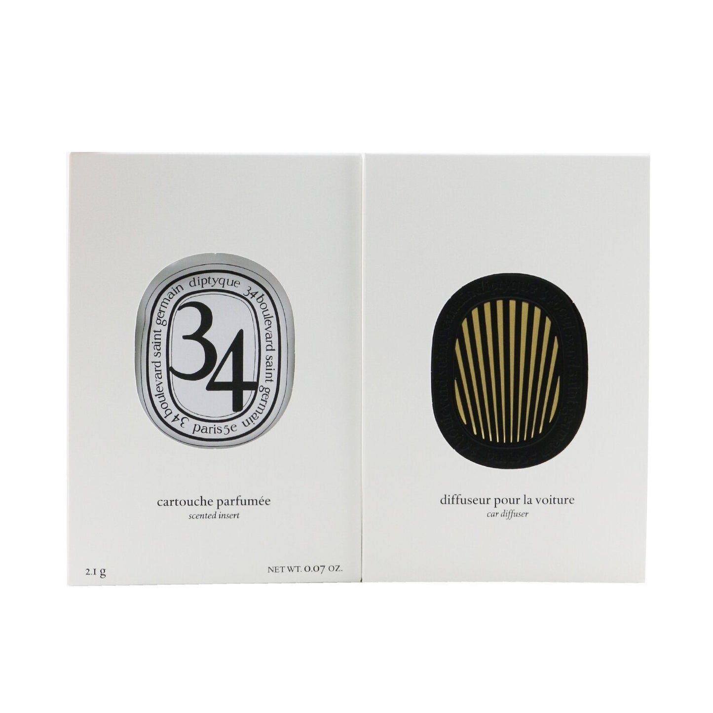 Diptyque Car Diffuser - 34 Boulevard Saint Germain  2.1g/0.07oz