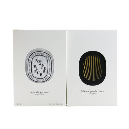 Diptyque Car Diffuser - Fleur D'Oranger (Orange Blossom)  2.1g/0.07oz