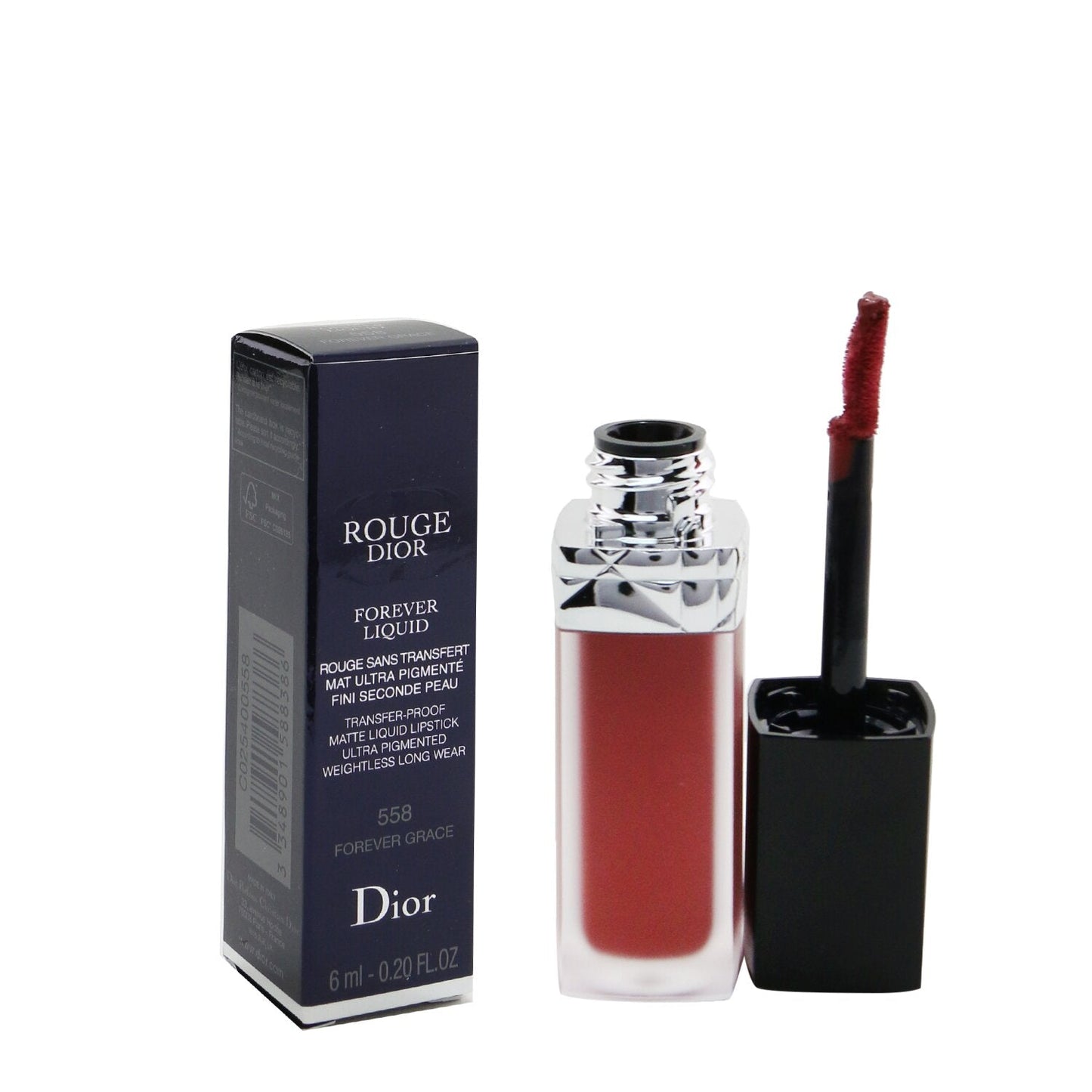 Christian Dior Rouge Dior Forever Matte Liquid Lipstick - # 100 Forever Nude  6ml/0.2oz