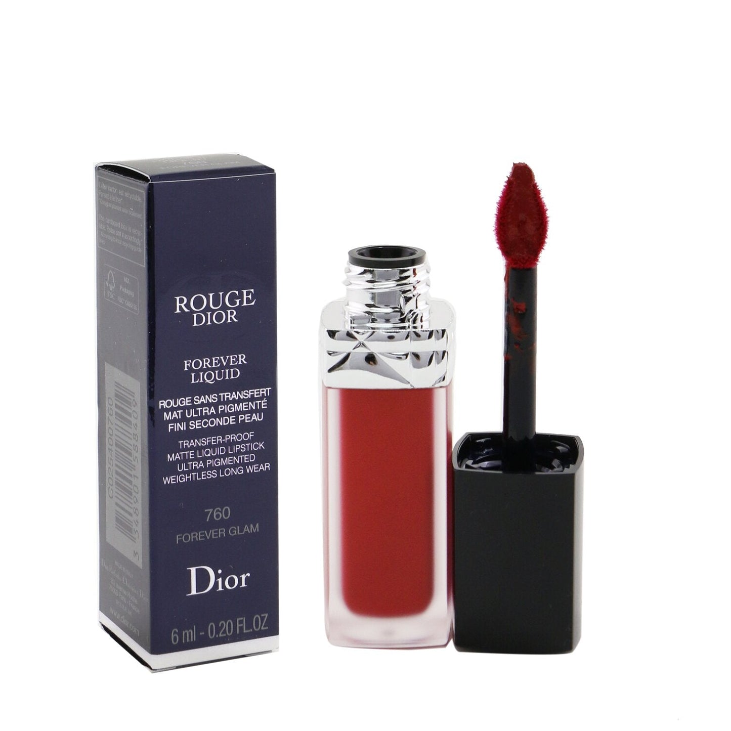 Christian Dior Rouge Dior Forever Matte Liquid Lipstick - # 100 Forever Nude  6ml/0.2oz