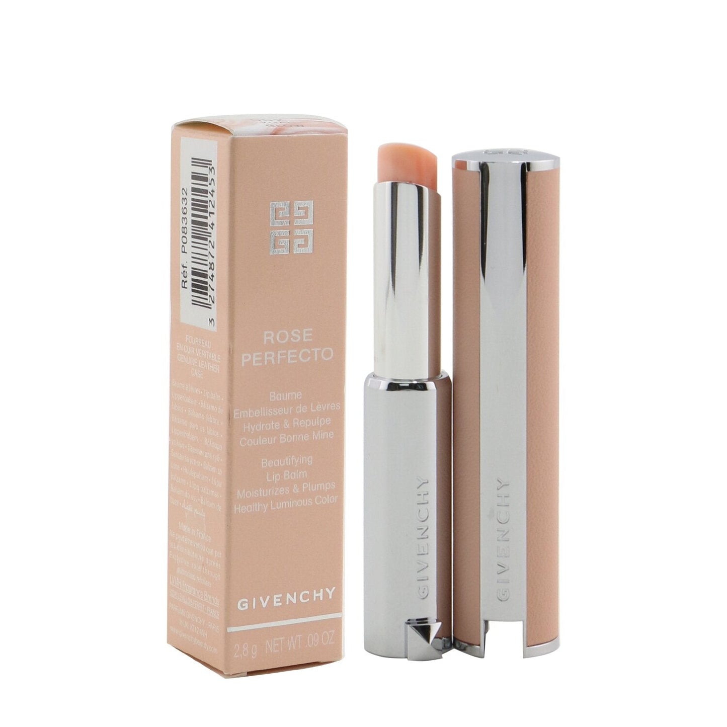 Givenchy Rose Perfecto Beautifying Lip Balm - # 110 Milky Nude (Brown-Beige)  2.8g/0.09oz