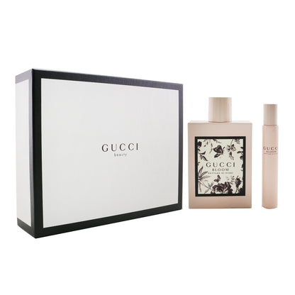 Gucci Bloom Nettare Di Fiori Coffret: Eau De Parfum Intense Spray 100ml/3.3oz + Eau de Parfum Intense Rollerball 7.4ml/0.25oz  2pcs