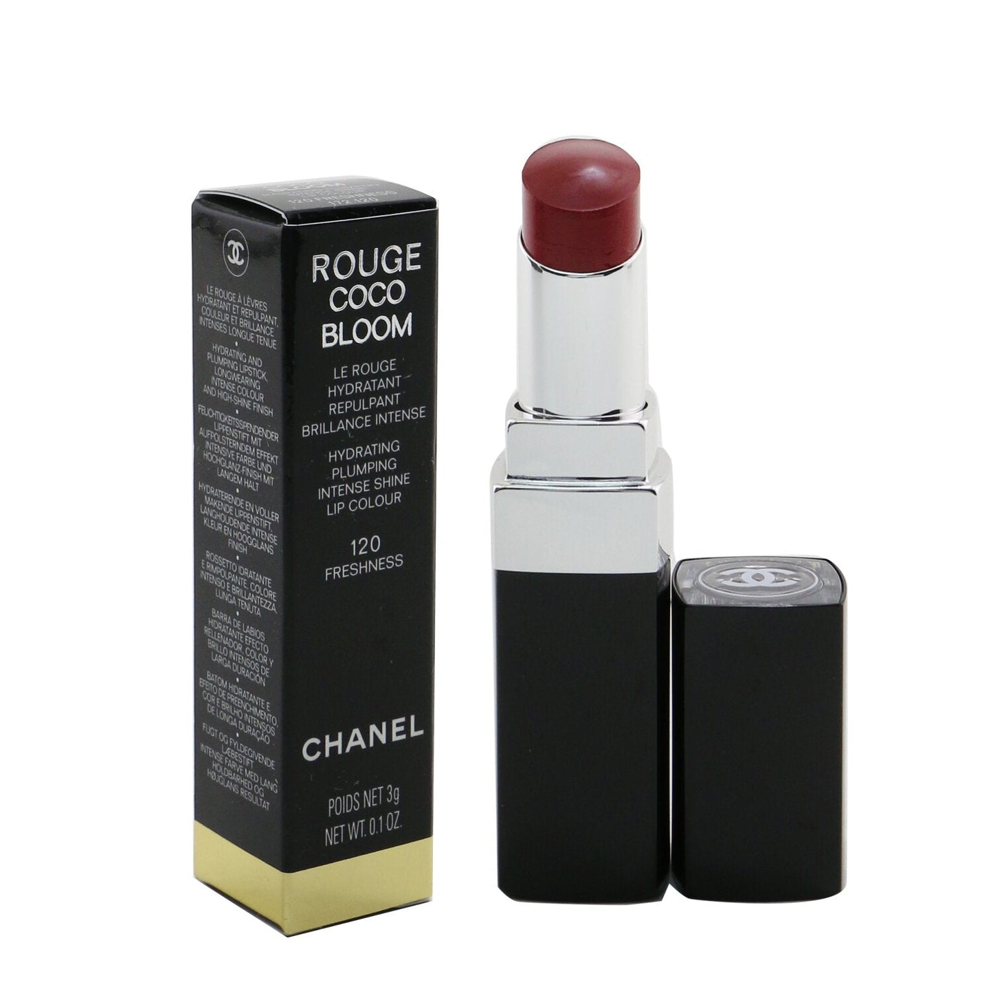 Chanel Rouge Coco Bloom Hydrating Plumping Intense Shine Lip Colour - # 124 Merveille  3g/0.1oz