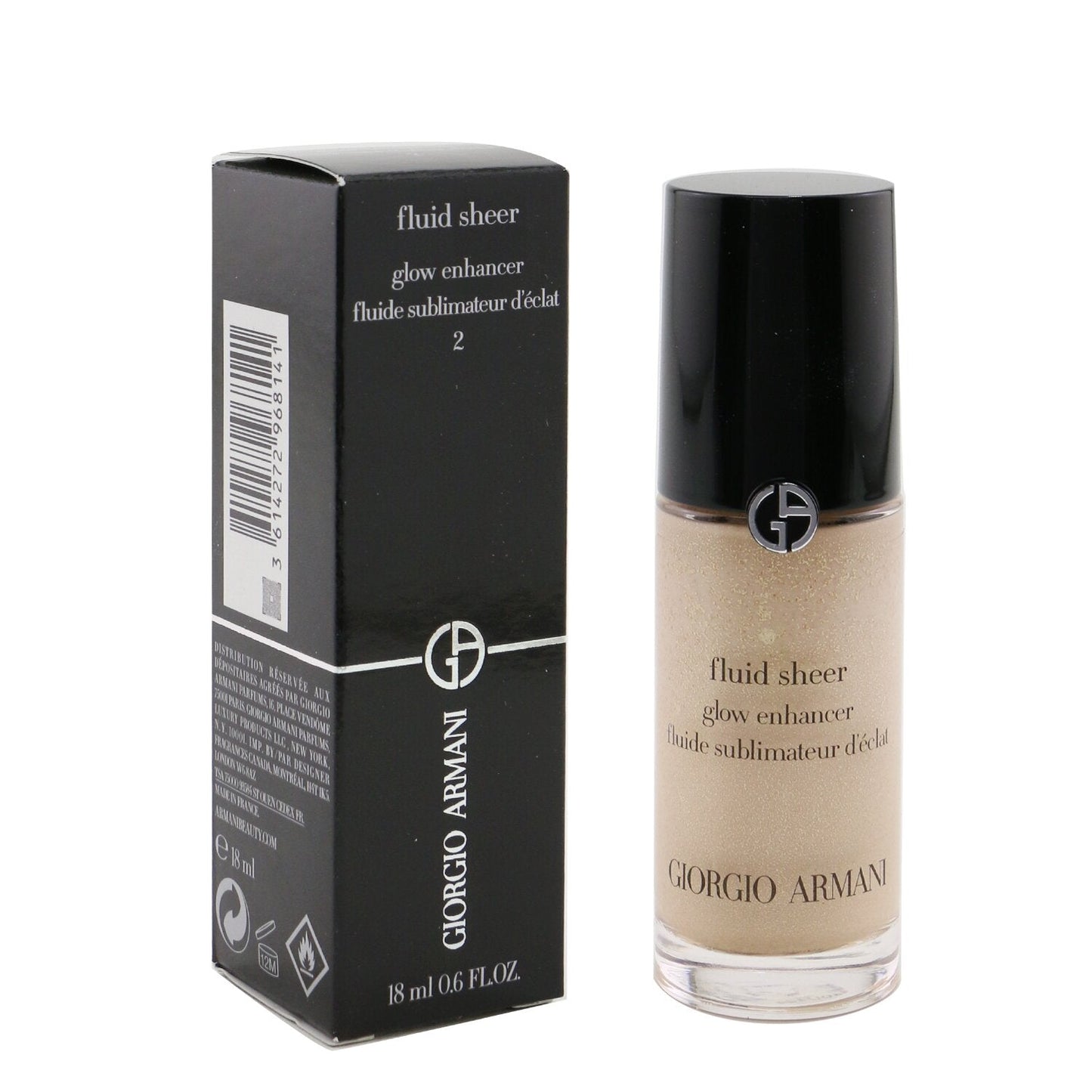 Giorgio Armani Fluid Sheer Glow Enhancer (Mini) - # 11 Peach  18ml/0.6oz