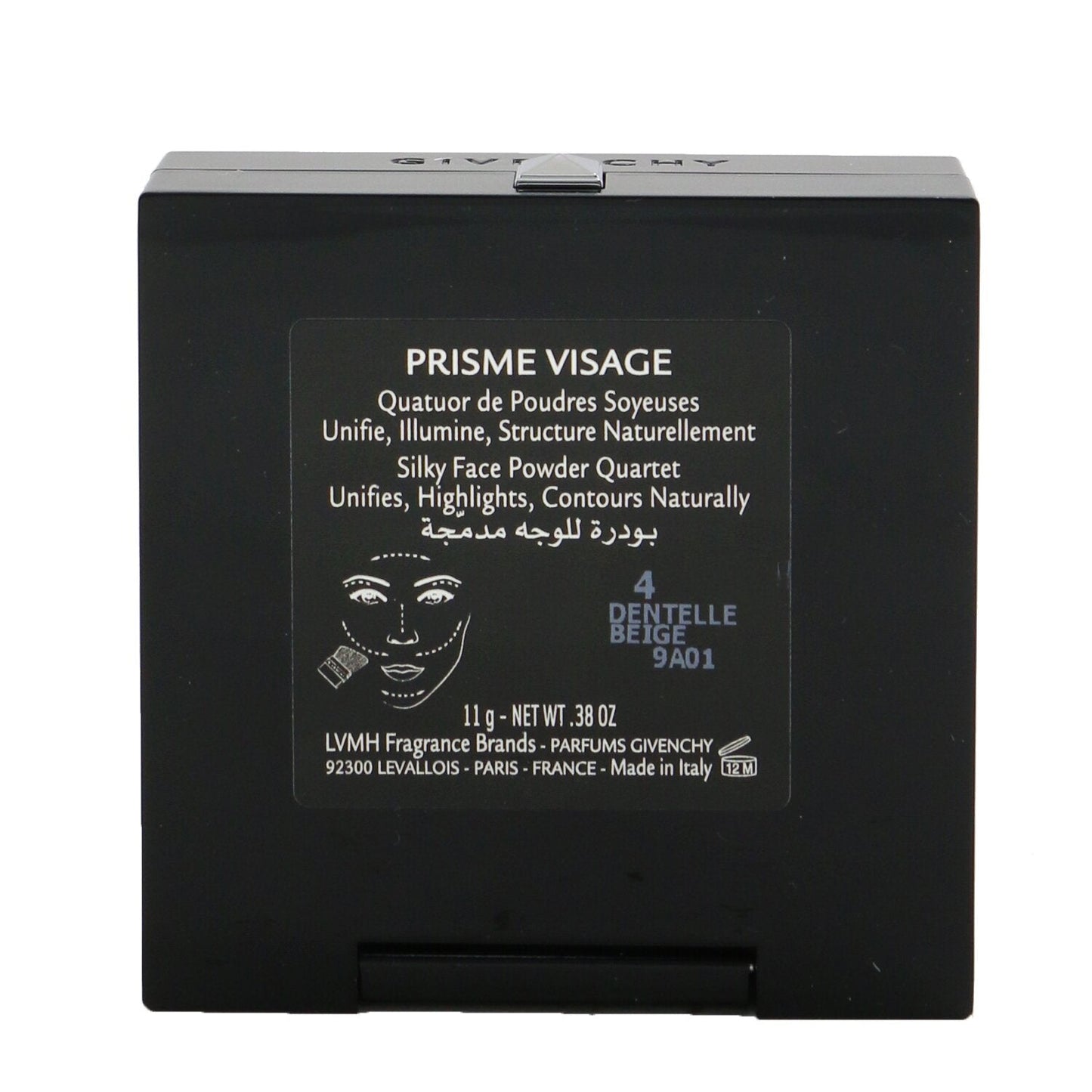 Givenchy Prisme Visage Silky Face Powder Quartet - # 4 Dentelle Beige  11g/0.38oz