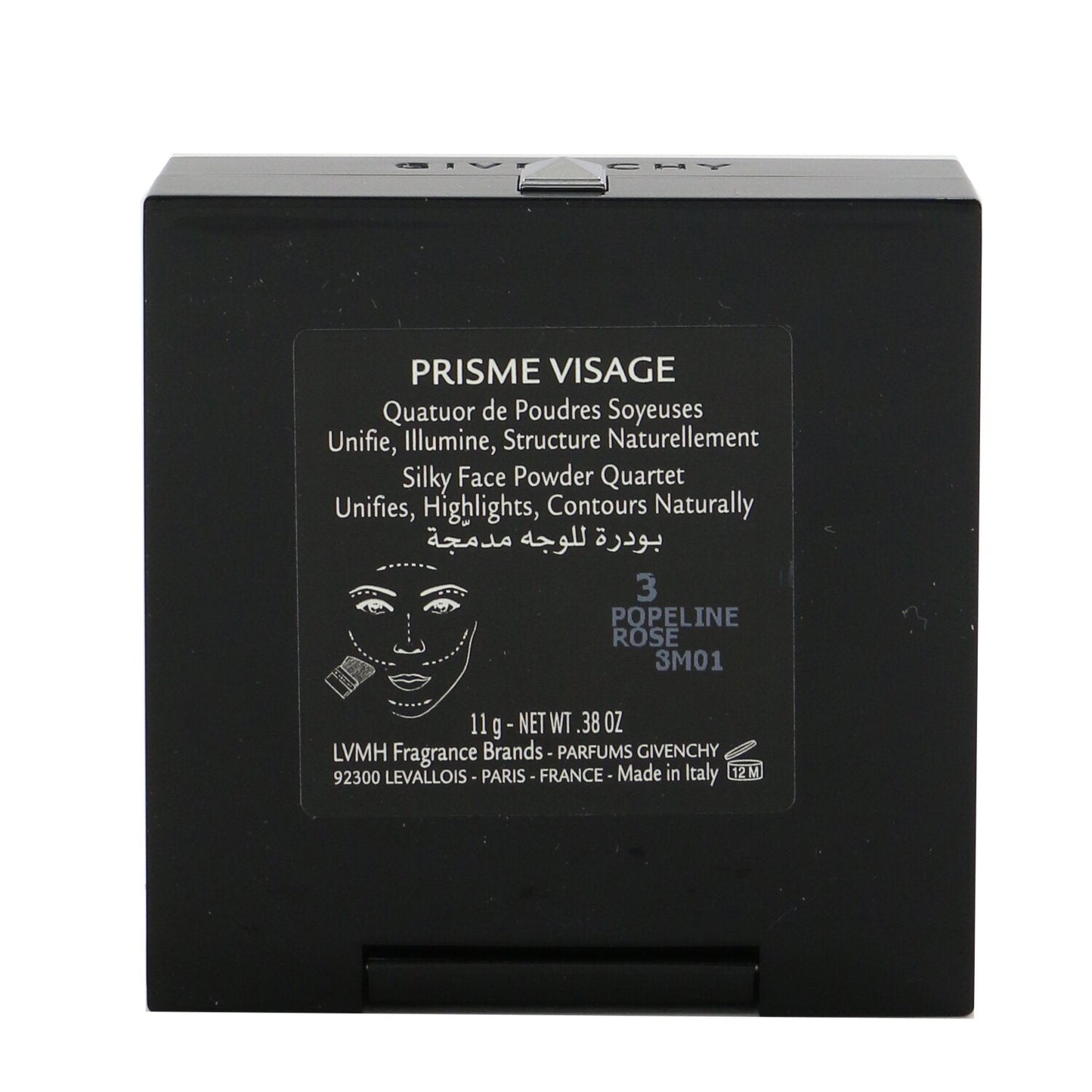 Givenchy Prisme Visage Silky Face Powder Quartet - # 4 Dentelle Beige  11g/0.38oz